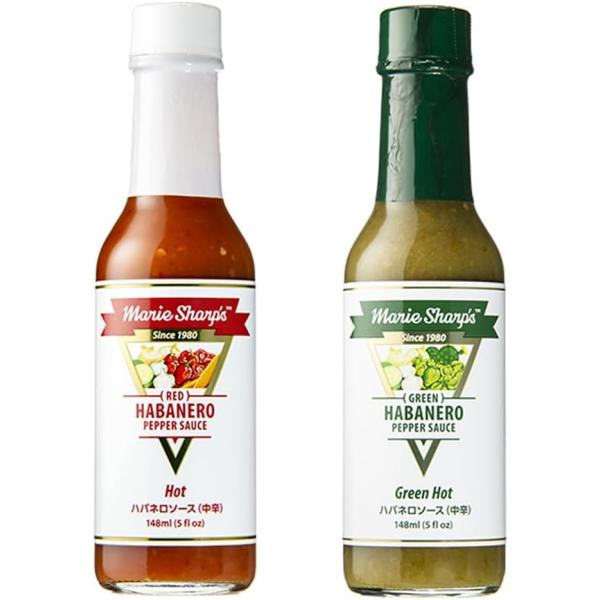 マリーシャープス・ハバネロソース ホット&amp;グリーン セット