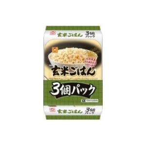 マルちゃん　玄米100パーセント　玄米ごはん　3個パック×8袋　24食入｜hinoya