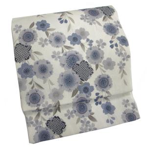 紗 正絹 名古屋帯 全通 染帯 さくら 単衣 夏帯 おび工房