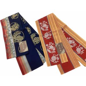 半幅帯 博多織 献上柄 浴衣 小袋帯 NO-1133 本筑 博多献上 小袋帯 半巾帯 浴衣帯 四季 縞柄 本場筑前博多織 : 京都