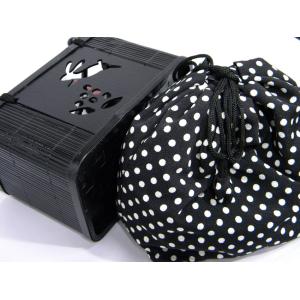 浴衣 バッグ 竹篭巾着 うさぎ 透かし彫り 縮...の詳細画像4