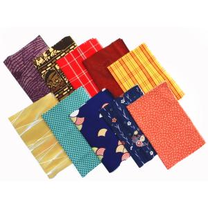正絹着物のはぎれ　お徳用10枚セット　吊るし雛制作用　25ｃｍ１０枚セット
