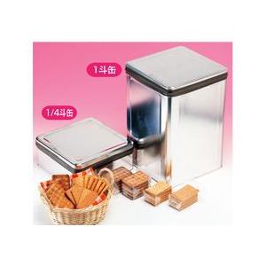 (納期要問合せ)保存用ビスケット1/4斗缶（賞味期限5年）×4缶（80食）