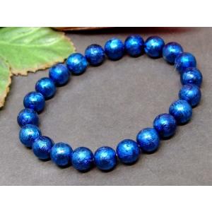 ≪24199≫鑑別書付き ギベオン 鉄隕石 金色 ゴールド 8mm 5A