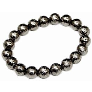 天然石 パワーストーン 65163 ブルー ギベオン 鉄隕石 12mm 5A 1粒売り