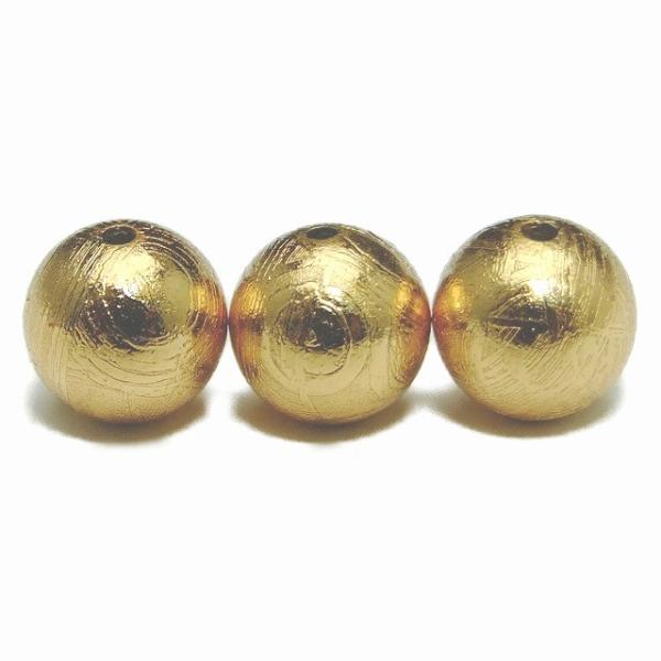 ≪30857C≫送料無料有 8mm 5A １粒売り 金色 ゴールド ギベオン 鉄隕石 鑑別済・本物保...