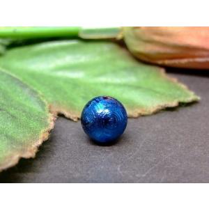 天然石 パワーストーン　　30857F　　8mm 5A 1粒売り ブルーギベオン 青色 鉄隕石 鑑別...