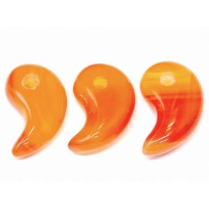 1点物】AAA激レア☆透明レモンカラー リビアングラス 21x16mm 貔貅