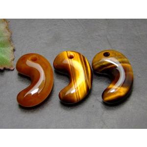 勾玉 ゴールドタイガーアイ 20×13×8mm : 天然石のお店Sun flower