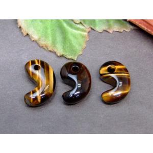 勾玉 ゴールドタイガーアイ 20×13×8mm : 天然石のお店Sun flower
