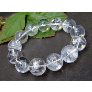 天然石 56678 アイリスクォーツ 16mm AAA 虹 レインボー入り 水晶