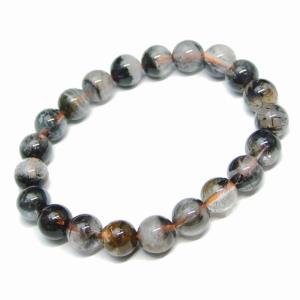 天然石 パワーストーン 65499 太陽ルチルクォーツ 針水晶 18mm×8mm 4A