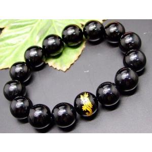 ≪g3-115≫○モリオン○14mm○A○ブレスレット○鑑別済・本物保証