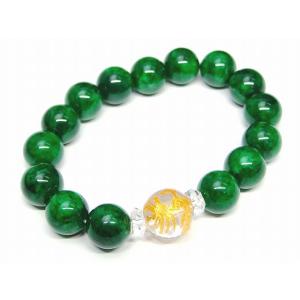 天然石 パワーストーン 57168 今月40%off 白緑翡翠 ヒスイ 水晶 龍彫り