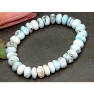 天然石　ブレスレット　ラリマー　6mm玉　内径16cm　926 天然石 ブレスレット ラリマー 6mm玉 内径16cm 926