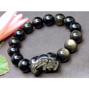 聖獣貔貅ヒキュウのリアルトレジャー ブレスレット withカラフル