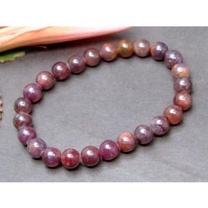 天然石 パワーストーン 63678 今月30％OFF ルビー 8mm A ブレスレット