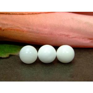 天然石 パワーストーン　　64427　　今月の半額 わけあり シャコガイ 6mm 1粒売り 別名ホワ...