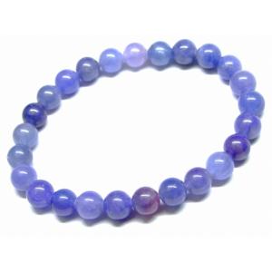 天然石 パワーストーン 65727 タンザナイト 12mm 4A ブレスレット 内径