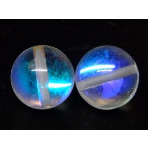 人工石 パワーストーン　　67453　　今月の半額 わけあり 12mm 1粒売り レインボー ムーン...