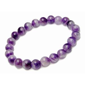 ≪b3-31452A≫卸500円●天然8mm●ケープアメジスト●エレスチャルアメジスト●紫水晶ブレス...