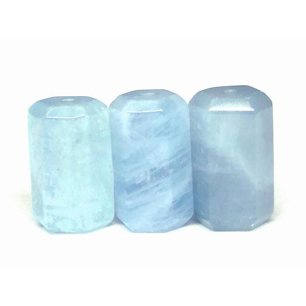 天然石 パワーストーン　　b3-7133C　　今月の半額 わけあり アクアマリン 20mm〜15mm...