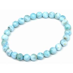 超極上品！！SA級 ラリマー 14.5mm 高級 粒売り (貫通穴) ビーズ 1個