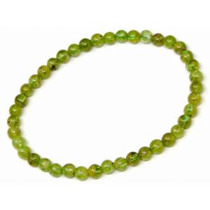 天然石 パワーストーン　　g3-1023G　　今月の半額 ペリドット 4mm A ブレスレット 内径...