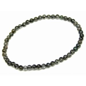 天然石 パワーストーン 64644 シルバー＆ピンク ギベオン 鉄隕石 6mm