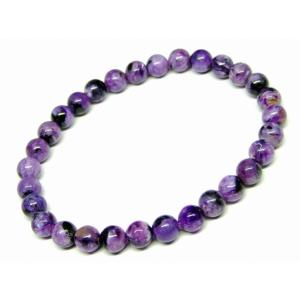 天然石 パワーストーン 65468 チャロアイト 6.5mm〜7mm A ブレスレット