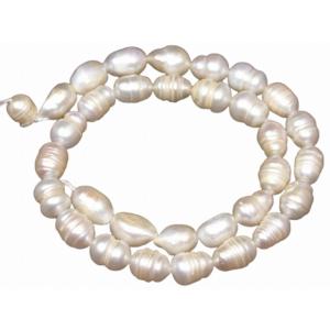 天然石 パワーストーン　　g3-1695　　今月20％OFF 淡水 パール 真珠 10mm×8mm ...