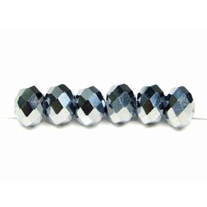 天然石 パワーストーン　g3-1717M　高純度テラヘルツ 鉱石 6粒セット 8mm×5mm AAA ボタンカット 公的機関にて検査済み 送料無料有