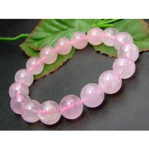 ≪g3-2502F≫12mm AAAA マダガスカル産 ディープローズクォーツ ブレスレット 内径調...