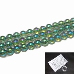 天然石 パワーストーン g3-21C 8mm 白ピンク クォーツァイト クォーツ