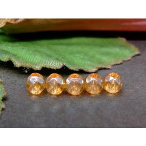 天然石 パワーストーン　　g3-318W　　シャンパンゴールドアクアオーラ 4mm AA カット 1...