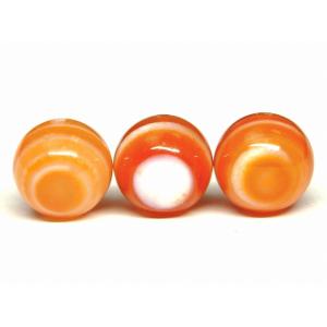 天然石 パワーストーン　　g3-375G　　双眼 赤天眼石 12mm AAA 1粒売り 神の眼 チベット産 送料無料有