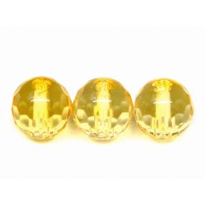 g3-38K シトリン 黄水晶 5A 14mm カット 1粒売り 送料無料有 天然石