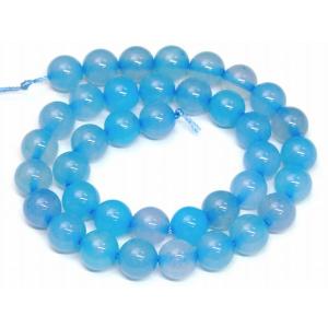 ≪g3-524C≫ミックスカルセドニー 8mm AAA アゲート 1連39cm 通し針