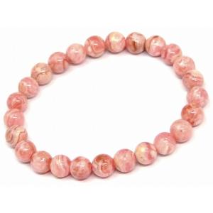 天然石 パワーストーン　　g3-597A　　今月の半額 インカローズ 6mm〜7mm A+ ブレスレ...