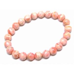 天然石 パワーストーン　　g3-597Q　　今月の半額 インカローズ 8mm A ブレスレット 内径...