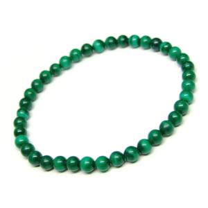 g3-622G 14mm 5A マラカイト 孔雀石 1連39cm 通し針、解説書、1mゴム