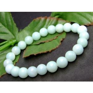 g3-663　　今月の半額 卸1000円→500円 8mm A アマゾナイト ブレスレット 内径16cm ブラジル産 天然石 パワーストーン ポイント消化