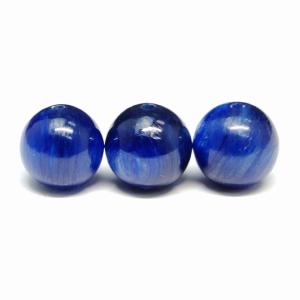 ≪g3-682C≫ 12mm 5A カイヤナイト 1粒売り 鑑別済・本物保証 送料無料有 ブラジル産 天然石 パワーストーン