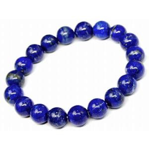 天然石 パワーストーン　　g3-795K　　10mm AAA ラピスラズリ 瑠璃石 ブレスレット 内...