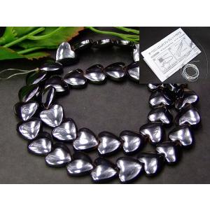 g3-836D 送料無料有 1連39cm 通し針、解説書、1mゴム付き ハート 12mm