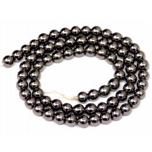 天然石 パワーストーン　　H3-21A　　工場処分品特価 今月半額以下 わけあり ヘマタイト 6mm...