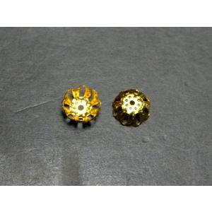 ≪p3-1115≫●座金●7mm●1個売り●金色 ゴールド●パーツ●天然石●パワーストーンアクセサリー作りに●ポイント消化