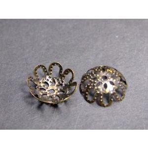 ≪P3-1146≫●座金●12mm●1個売り●銅古美●パーツ●天然石●パワーストーン●アクセサリー作りに●ポイント消化