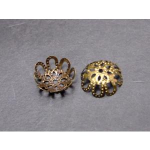 ≪P3-1162≫●座金●12mm●1個売り●金古美●パーツ●天然石●パワーストーン●アクセサリー作りに●ポイント消化