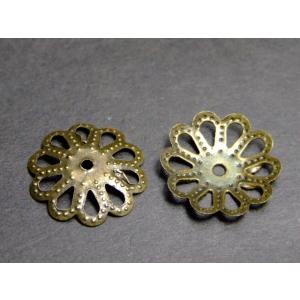 ≪P3-1168≫●座金●14mm●1個売り●金古美●パーツ●天然石●パワーストーン●アクセサリー作りに●ポイント消化